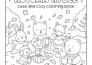 hand draw cute, bold and easy coloring pages